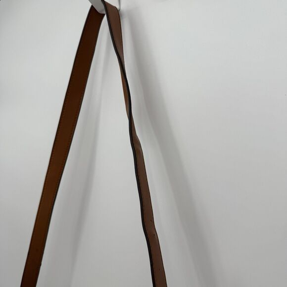 LYDC London Tan & White Polka Dot Satchel Bag Crossbody Vintage - Picture 13 of 13